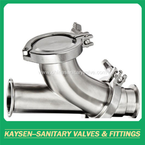 Sanitary Y-ball check valve